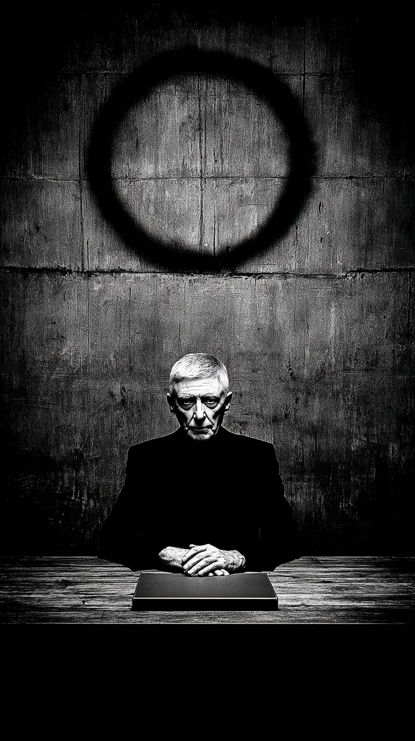 A man in his sixties seated at a desk.